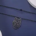 Pánský Přívěsek EWOLF - Černý Vlk (Tvůj Vstup do Smečky)