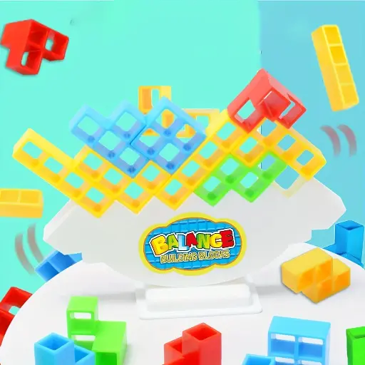 Balanční Stavebnice - Tetris Výzva